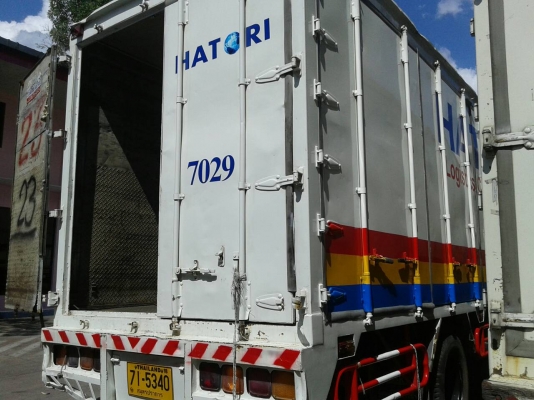 ขายรถบรรทุก 6 ล้อตู้แห้งประตูสวิง 10 บานยาว 7.20 เมตร ISUZU DECA 200 แรงม้าปี 2549 ราคา 780000