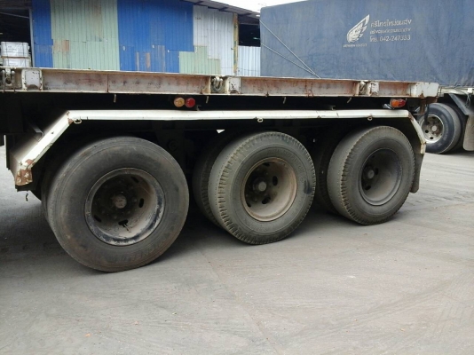 ขายรถบรรทุก 22 ล้อหัวลากหางพื้นเรียบ ISUZU DECA 320 แรงม้าปี 2550แมกโหลด ลูกพ่วง 3 เพลาอุ๋พนัส ราคา 1550000