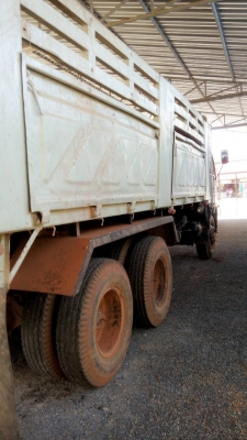 ขายรถบรรทุก 10 ล้อดัมพ์ HINO FM3H 195 แรงม้า กระบะสามมิตร กระจกไฟฟ้า ราคา 880000
