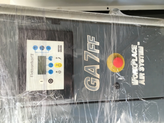 Atlas copco ga7ff มือสองมีแอร์ดรายเออร์ในตัวสภาพสวยครับ