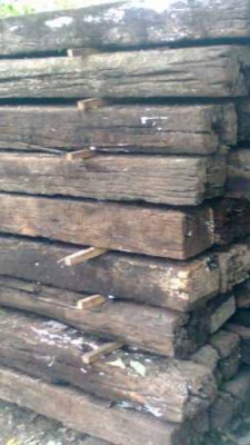 ขายไม้ หมอนรถไฟ