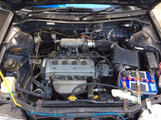 ขายรถโตโยต้า โคโลล่า ปี91 เครื่องสามห่วงหัวฉีด 1.3 เกียร์ธรรมดา ติดแก๊สLPG เพาเวอร์ ภายในสวยเดิมๆแอร์พร้อม วิทยุCD ตัวถังเดิมสีใช้ได้ไม่ผุ แม็ก15" เครื่องดี ช่วงล่างแน่นเลยครับ ขับดีเลยพร้อมใช้งานครับ ขายด่วนน