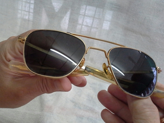 แว่นตาเสืออากาศกองทัพอากาศอเมริกัน COMMAND/USA 23K