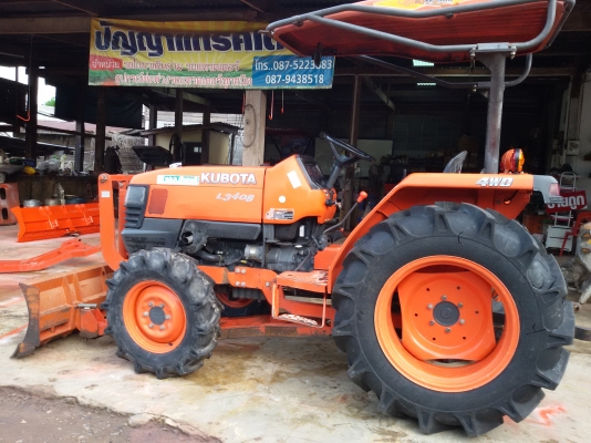 ปัญญาแทรคเตอร์..จัดมาให้ครับ ด่วน!!!คูโบต้า L3408  พร้อมใบมีดคานล่าง พร้อมผานCMT 6X22 รถไร่สีเดิมๆ ยางใหม่ 4 เส้น เล่มทะเบียนพร้อม