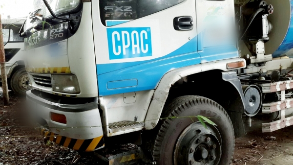 Isuzu deca 270 รถสิบล้อโม่ปูน