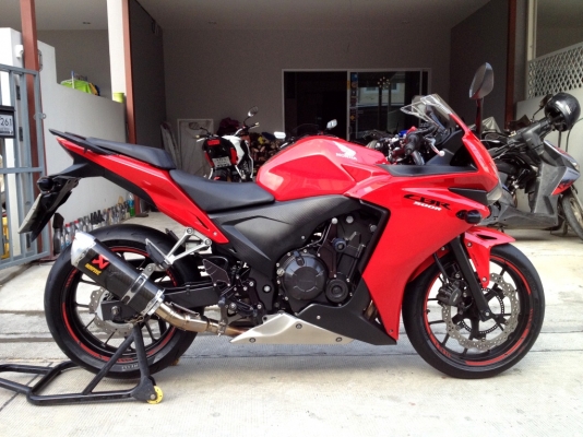 ขาย CBR500 R ปี2013 สภาพสวย ท่อแต่ง เกียร์โยง ราคา 135000 บาท ต่อรองได้