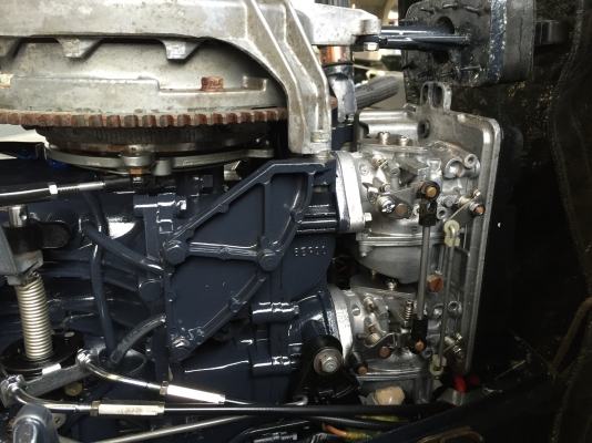 เครืองเรือ yamaha40cvเก่าญี่ปุ่น