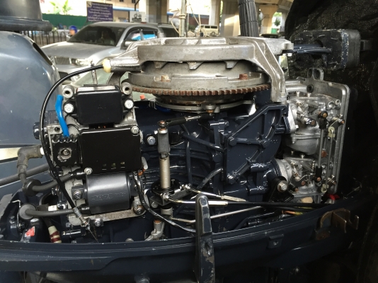 เครืองเรือ yamaha40cvเก่าญี่ปุ่น