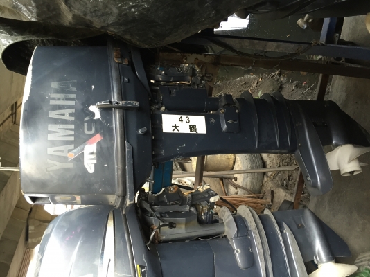 เครืองเรือ yamaha40cvเก่าญี่ปุ่น