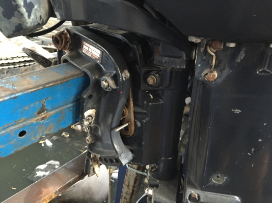 เครืองเรือ yamaha40cvเก่าญี่ปุ่น