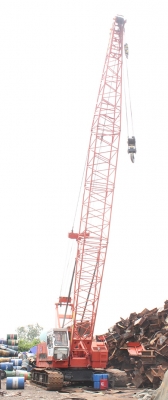 ขายรถเครน แทรคไลน์ 50 ตัน ใช้งานอยู่ เดิมๆสภาพดีครับ