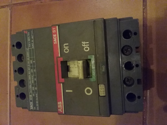 เมน ABB Sace S1b 500V. 125A. 3pole มือสอง