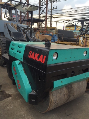 ขายด่วนรถบดหน้าเหล็กหลังเหล็กSAKAI พร้อมใช้งาน