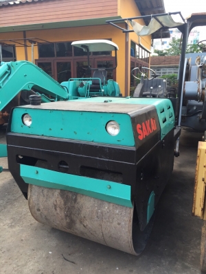 ขายด่วนรถบดหน้าเหล็กหลังเหล็กSAKAI พร้อมใช้งาน