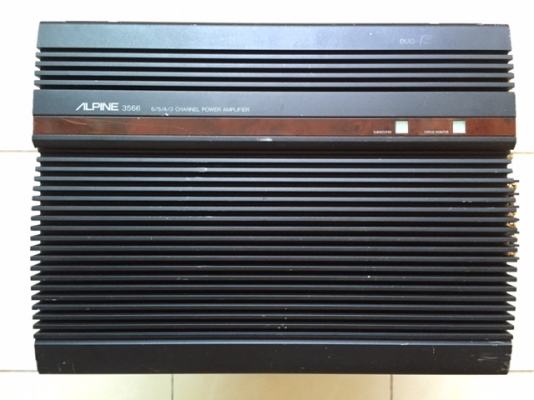 ขาย-แอมป์ Alpine 3566 3/4/5/6 channel แชนแนล สภาพสวยพร้อมใช้