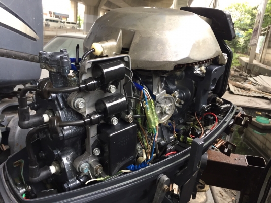 ขายเครื่อง  yamaha 30 cv เครื่องเก่าญี่ปุ่น