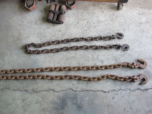 ขายโซ่พร้อมตะขอมี2เส้นสั้นและยาว