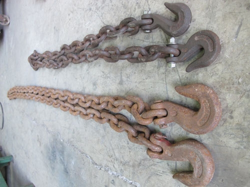 ขายโซ่พร้อมตะขอมี2เส้นสั้นและยาว