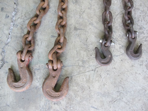 ขายโซ่พร้อมตะขอมี2เส้นสั้นและยาว