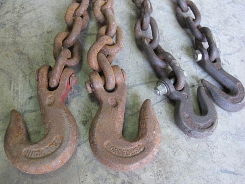 ขายโซ่พร้อมตะขอมี2เส้นสั้นและยาว