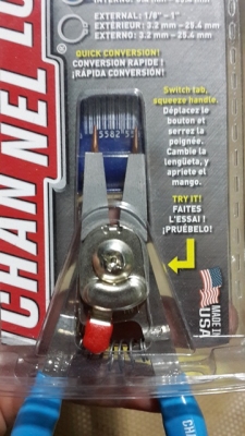 คีมถ่าง-หุบ CHAN NEL LOCK Made In USA. คีมถ่าง-หุบ CHAN NEL LOCK Made In USA.