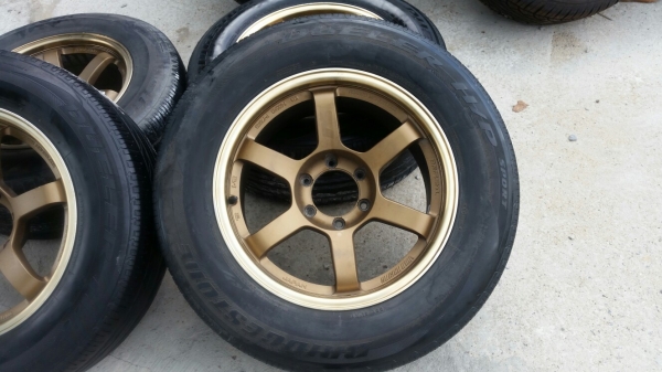 ล้อแม็ก Te37 พร้อมยางขอบ18