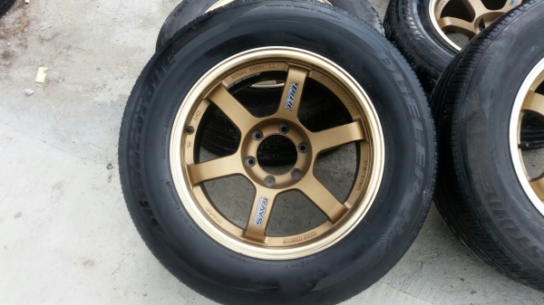 ล้อแม็ก Te37 พร้อมยางขอบ18