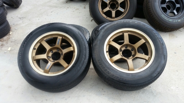 ล้อแม็ก Te37 พร้อมยางขอบ18