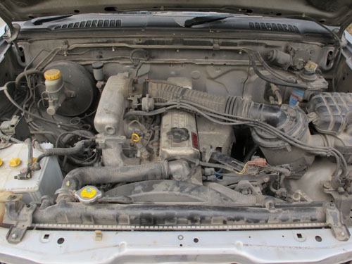 ขายรถNissan frontier ปี03คานเดิมๆบางๆสวยมากแอร์เย็น เครื่องดีเซลTD27ฝาขาว