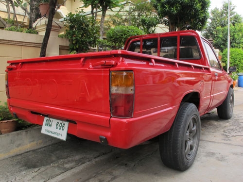 ขายรถกระบะ Toyota Hero4ขอ สีแดงสวยใหม่ๆ ทะเบียบสวย