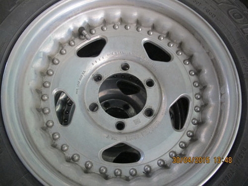 ขายล้อCENTRE LINEอเมริกา ขอบ16กว้าง8.5นิ้ว6รูพร้อมยาง265x70x16