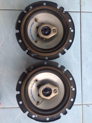 ลำโพง ADDZEST SRT163 3ทาง 6.5นิ้ว 130W กรวยโพลี เสียงกลางแหลมชัด ใส เบสนุ่ม มือ2 ญี่ปุ่น