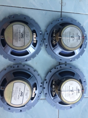 ชุดลำโพง คู่หน้า คู่หลัง JVC CS-L1671 2ทาง 6.5นิ้ว 140W และ CS-LT1672 6.5นิ้ว 150W เสียงกลางแหลมชัด เบสนุ่ม มือ2 ญี่ปุ่น