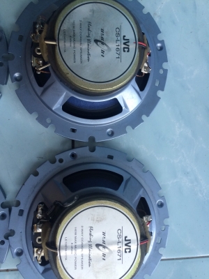 ชุดลำโพง คู่หน้า คู่หลัง JVC CS-L1671 2ทาง 6.5นิ้ว 140W และ CS-LT1672 6.5นิ้ว 150W เสียงกลางแหลมชัด เบสนุ่ม มือ2 ญี่ปุ่น