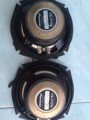 ลำโพง Pioneer TS-F170 2ทาง 6.5นิ้ว 110W กรวยเคฟล่า เสียงกลางแหลม ชัด เบสแน่น มือ2 ญี่ปุ่น  Line:Mcballza