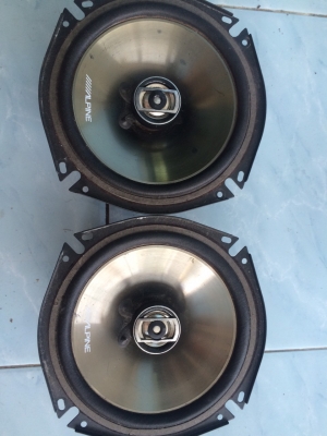 ลำโพง Alpine STL-17C 2ทาง 6.5นิ้ว 150W กรวยโพลี เสียงกลางแหลมชัด ใส เบสนุ่ม มือ2 ญี่ปุ่น