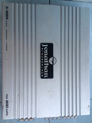 Power Amp JONATHAN FORCE 4CH 800W ขับซับได้ Crossover ในตัว มือ2