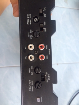 Power Amp TECHWOOD 4CH 800W ขับซับได้ มือ2 Power Amp TECHWOOD 4CH 800W ขับซับได้ มือ2