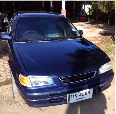 toyota ae 111 ปี 97 เกียร์ออโต้  ไม่ติดแก็ส ปรับลดราคาเหลือเพียง 59000 บาทเท่านั้น