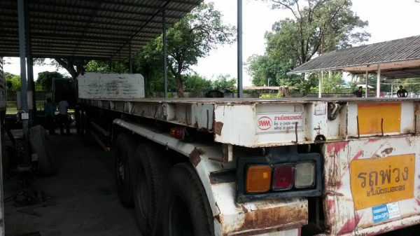 10ล้อหัวลาก2เพลาISUZU DECA-320 พร้อมหางพ่วงพื้นเรียบสามมิตร 3เพลา 12.50ม. **ขาย ISUZU DECA-320 (MAXLOAD) ปี50 หัวลาก10ล้อ2เพลา พร้อมหางพ่วงพื้นเรียบ 3เพลา สามมิตรฯ 12.50ม. สภาพดี เดิม พร้อมใช้งาน ราคาเบาๆ ISUZU DECA GXZ23NH2 4 6SD1