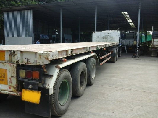 10ล้อหัวลาก2เพลาISUZU DECA-320 พร้อมหางพ่วงพื้นเรียบสามมิตร 3เพลา 12.50ม. **ขาย ISUZU DECA-320 (MAXLOAD) ปี50 หัวลาก10ล้อ2เพลา พร้อมหางพ่วงพื้นเรียบ 3เพลา สามมิตรฯ 12.50ม. สภาพดี เดิม พร้อมใช้งาน ราคาเบาๆ ISUZU DECA GXZ23NH2 4 6SD1