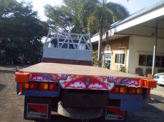 ขายรถสิบล้อเพลาเดียว Mitsubishi เครื่อง 6D16-195 แรง ปี 33 พื้นเรียบ พร้อมใช้งาน