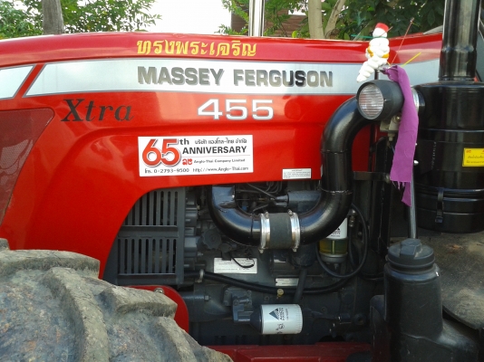 ขายดาวน์ แมสซี่455สองเพลา พร้อมดันหน้า หางสี่ รถห้างสวยๆ