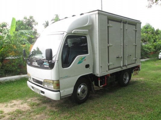 ขายเฉพาะตู้แห้งอย่างเดียวประตู 4 บาน สภาพสวยใส่รถ ISUZU NKR คัทซีกว้าง 70 ซม.