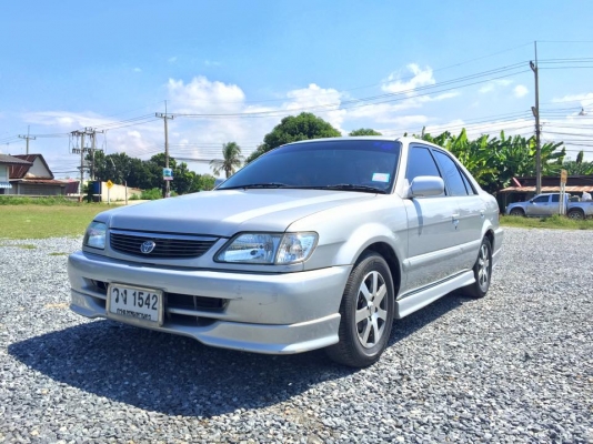 ขาย SOLUNA  รุ่น หยดน้ำ ตัวสุดท้าย เครื่อง  1.5 GLI  ABS AIRBAG ตัวท็อปสุด ปี 2002 ติดแก็ส LPG แก็ส  G-LINER