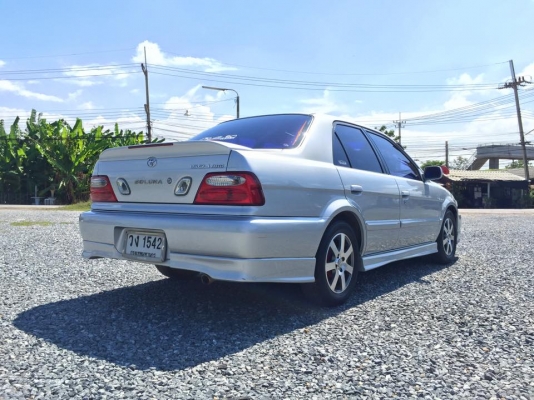 ขาย SOLUNA  รุ่น หยดน้ำ ตัวสุดท้าย เครื่อง  1.5 GLI  ABS AIRBAG ตัวท็อปสุด ปี 2002 ติดแก็ส LPG แก็ส  G-LINER