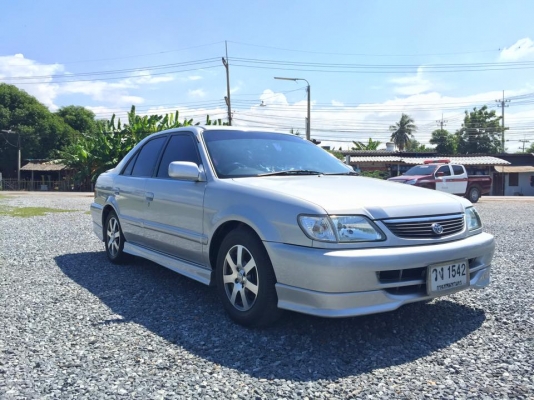 ขาย SOLUNA  รุ่น หยดน้ำ ตัวสุดท้าย เครื่อง  1.5 GLI  ABS AIRBAG ตัวท็อปสุด ปี 2002 ติดแก็ส LPG แก็ส  G-LINER