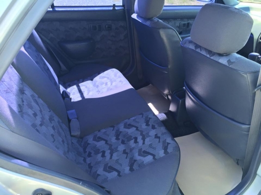 ขาย SOLUNA  รุ่น หยดน้ำ ตัวสุดท้าย เครื่อง  1.5 GLI  ABS AIRBAG ตัวท็อปสุด ปี 2002 ติดแก็ส LPG แก็ส  G-LINER