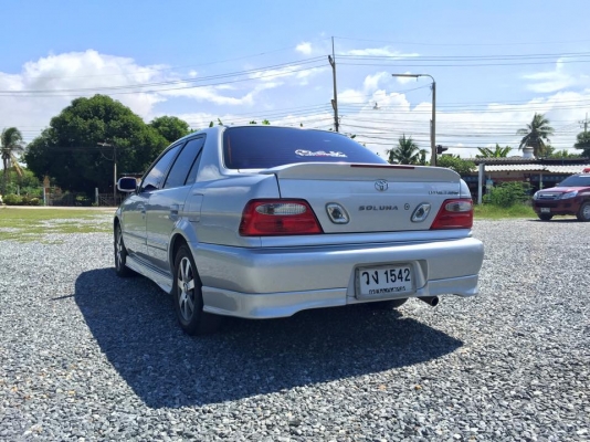 ขาย SOLUNA  รุ่น หยดน้ำ ตัวสุดท้าย เครื่อง  1.5 GLI  ABS AIRBAG ตัวท็อปสุด ปี 2002 ติดแก็ส LPG แก็ส  G-LINER