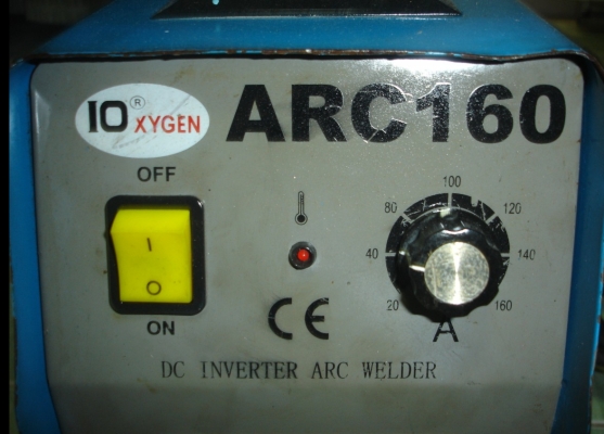 ขายเครื่องเชื่อมไฟฟ้า (เชื่อมธูป) ยี่ห้อ ioxygen  รุ่นARC160 ผลิตไต้หวัน